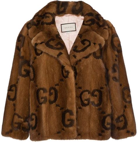 gucci furr jacket logo|Gucci blazers for women.